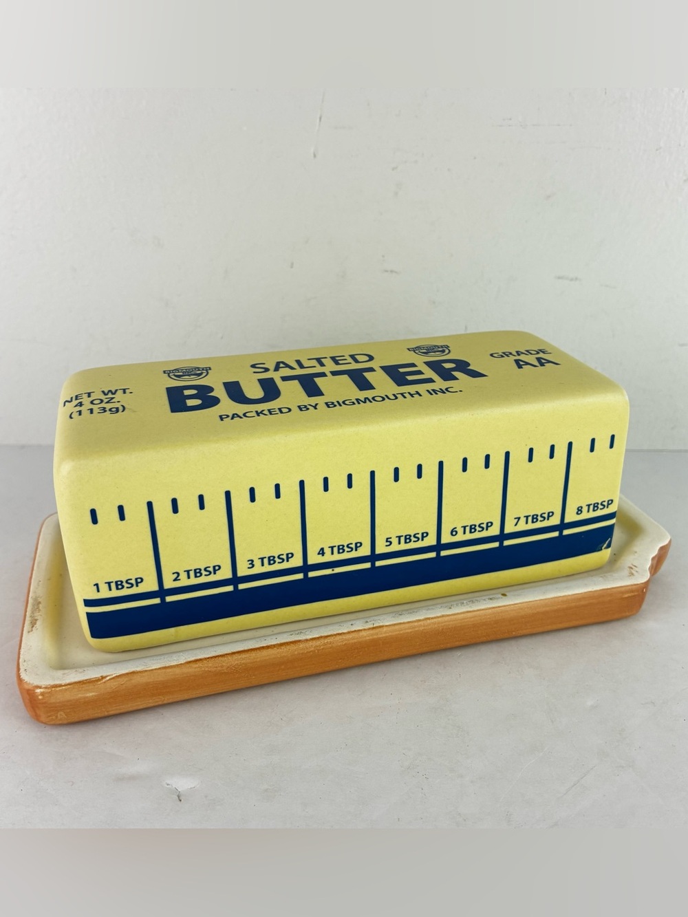 BigMouth Churned Up Ceramic Covered Butter Dish